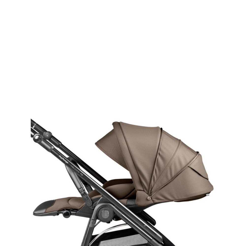 Коляска для новорожденных 3 в 1 Peg Perego Veloce TC Belvedere Lounge Pine Bark New