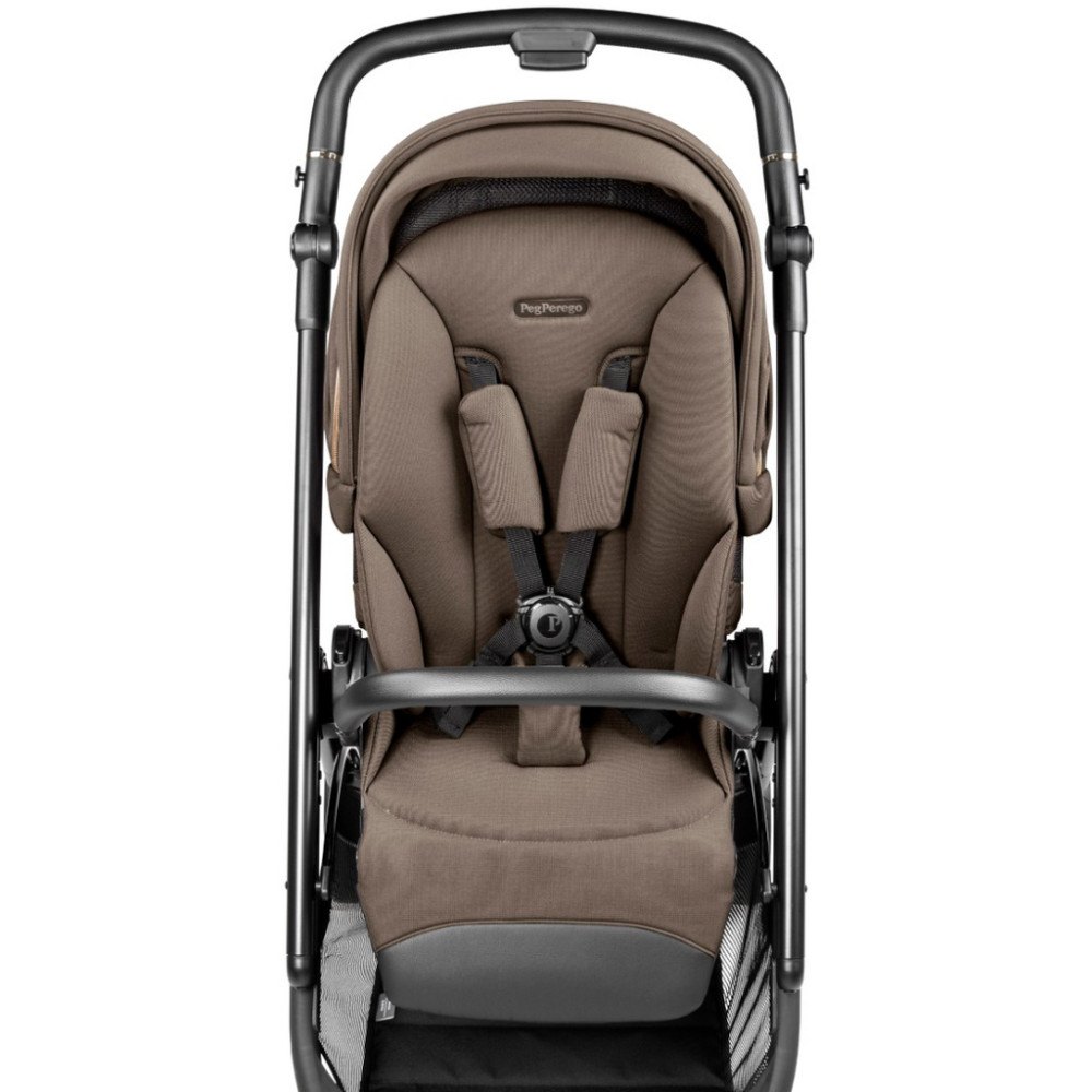 Коляска для новорожденных 3 в 1 Peg Perego Veloce TC Belvedere Lounge Pine Bark New