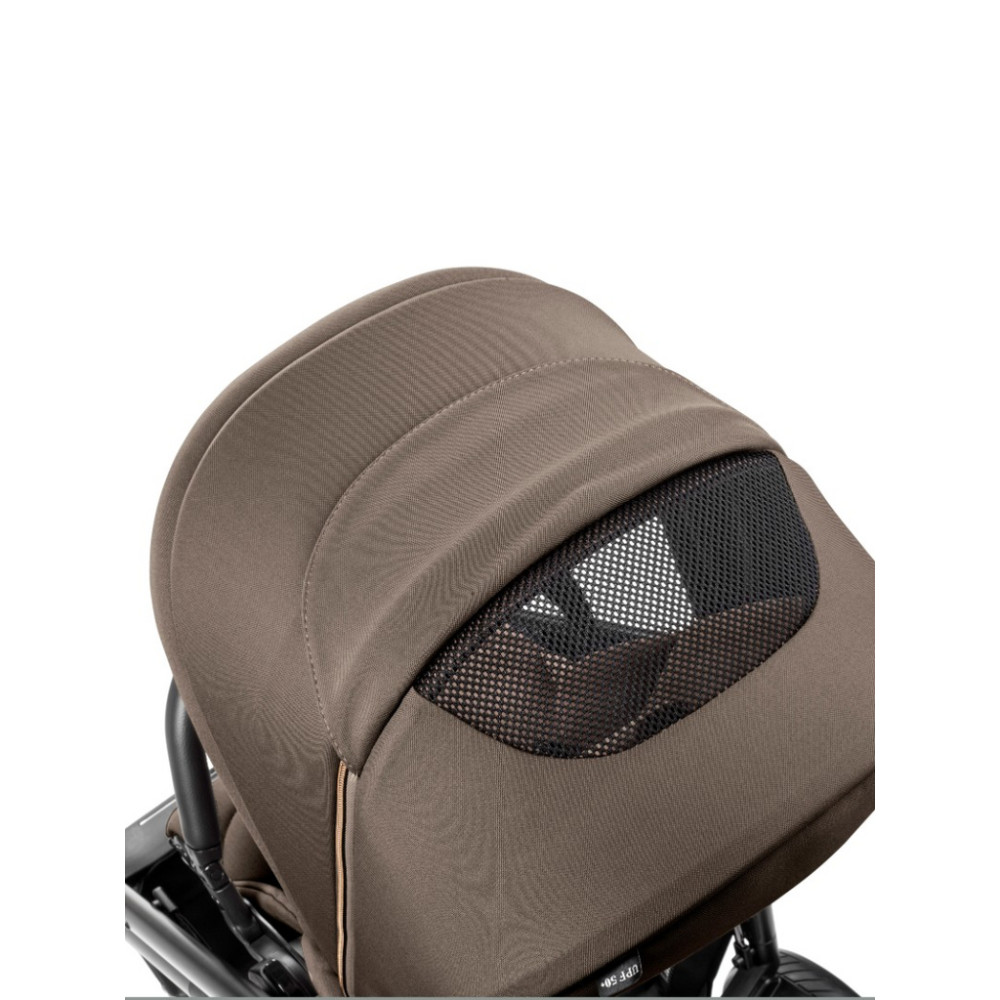 Коляска для новорожденных 3 в 1 Peg Perego Veloce TC Belvedere Lounge Pine Bark New