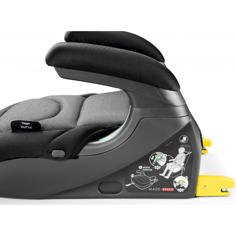 Бустер детский Peg Perego Viaggio Shuttle Crystal Black i-Size New