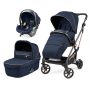 Детская коляска 3 в 1 Peg Perego Vivace Lounge Blue Shine