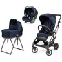 Коляска 3 в 1 Peg Perego Vivace Lounge Blue Shine