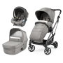 Детская коляска 3 в 1 Peg Perego Vivace Lounge City Grey