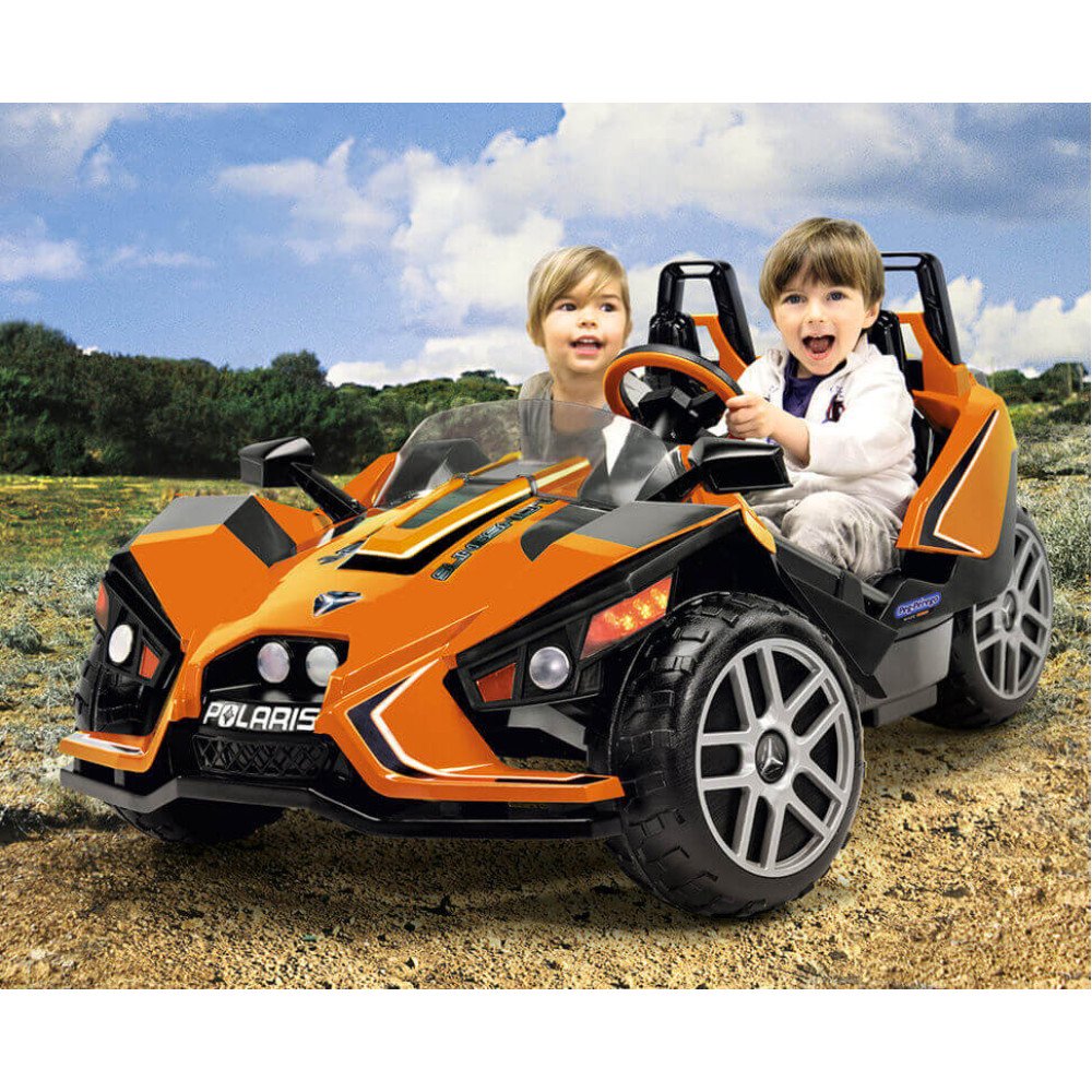 Детский электромобиль Peg-Perego Polaris Slingshot для двух детей