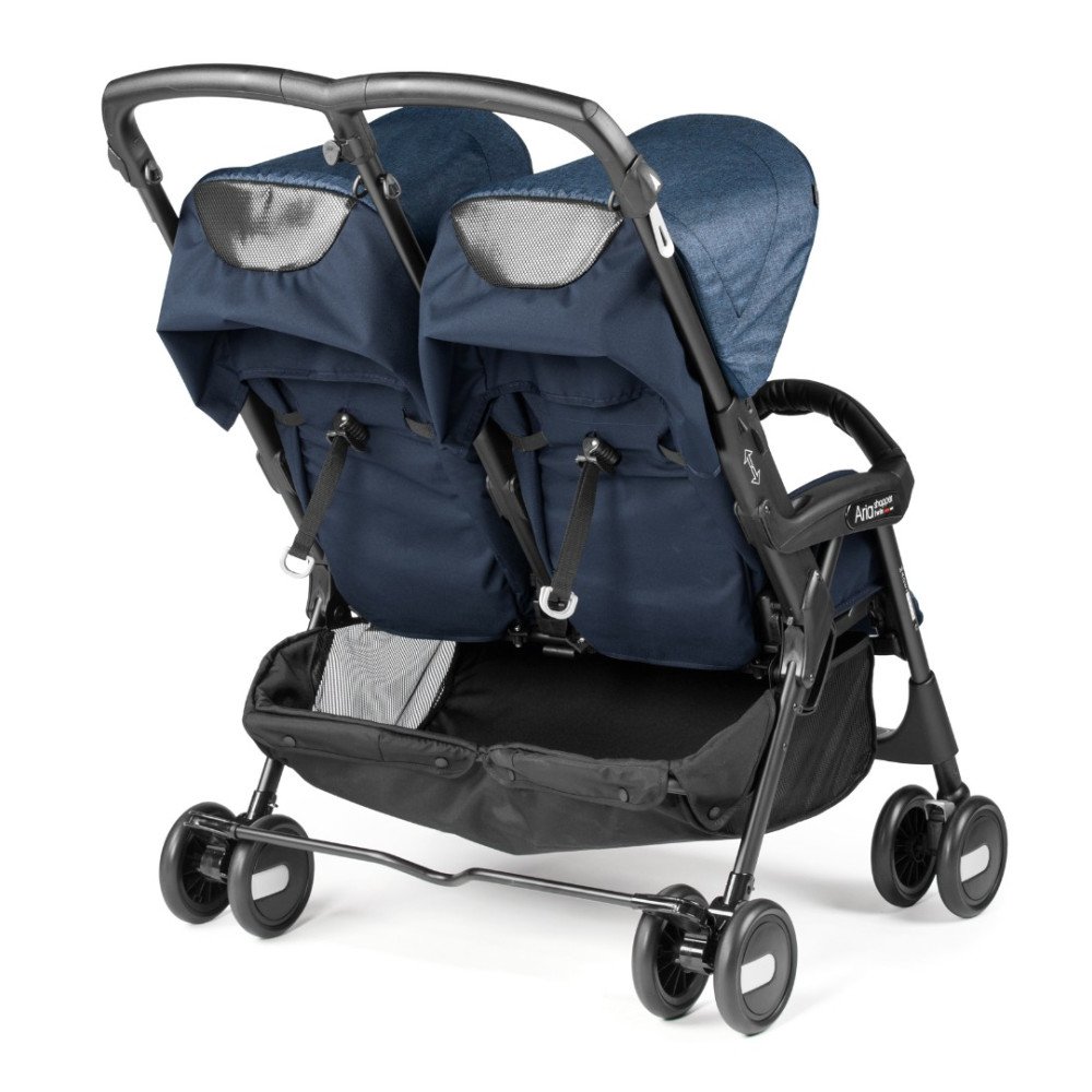 Коляска для двойни Peg-Perego Aria Shopper Twin Indigo