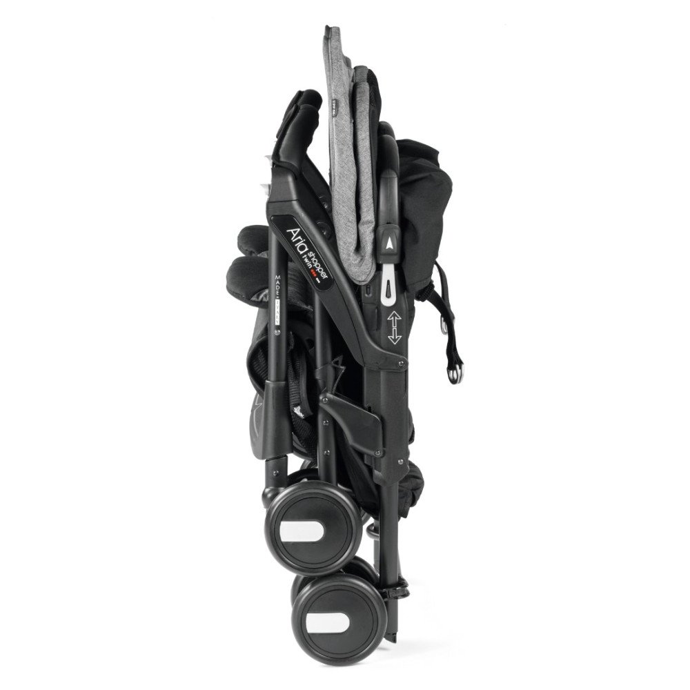 Коляска для двойни Peg-Perego Aria Shopper Twin Cinder