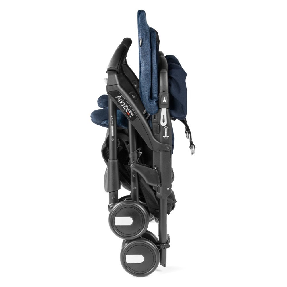 Коляска для двойни Peg-Perego Aria Shopper Twin Indigo