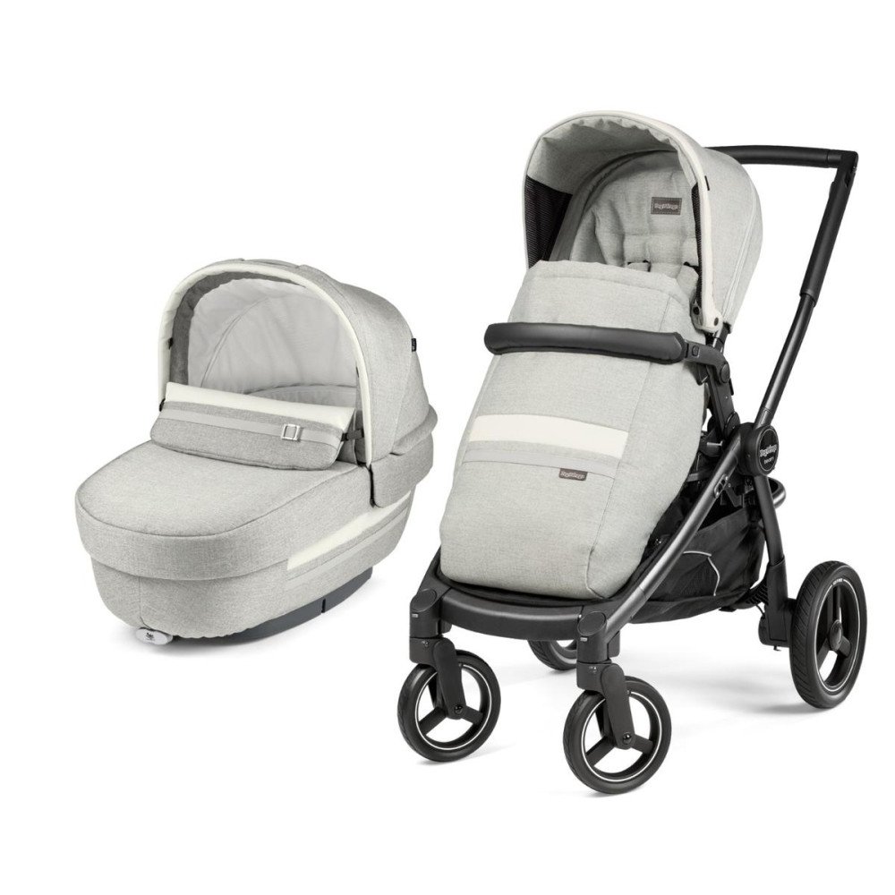 Коляска 3 в 1 Peg-Perego Team Elite i-Size Luxe Pure