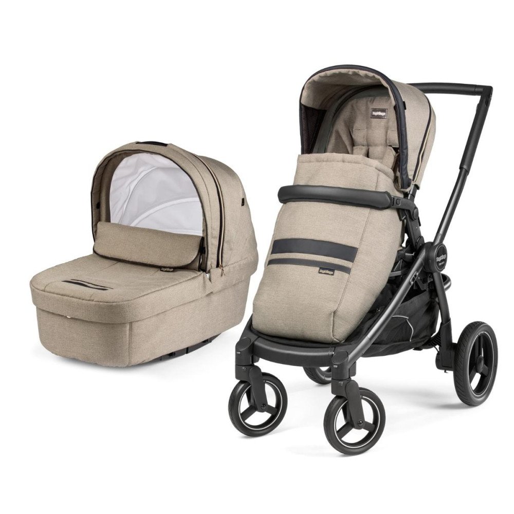 Коляска 2 в 1 Peg-Perego Team Primonido Combo Luxe Ecru