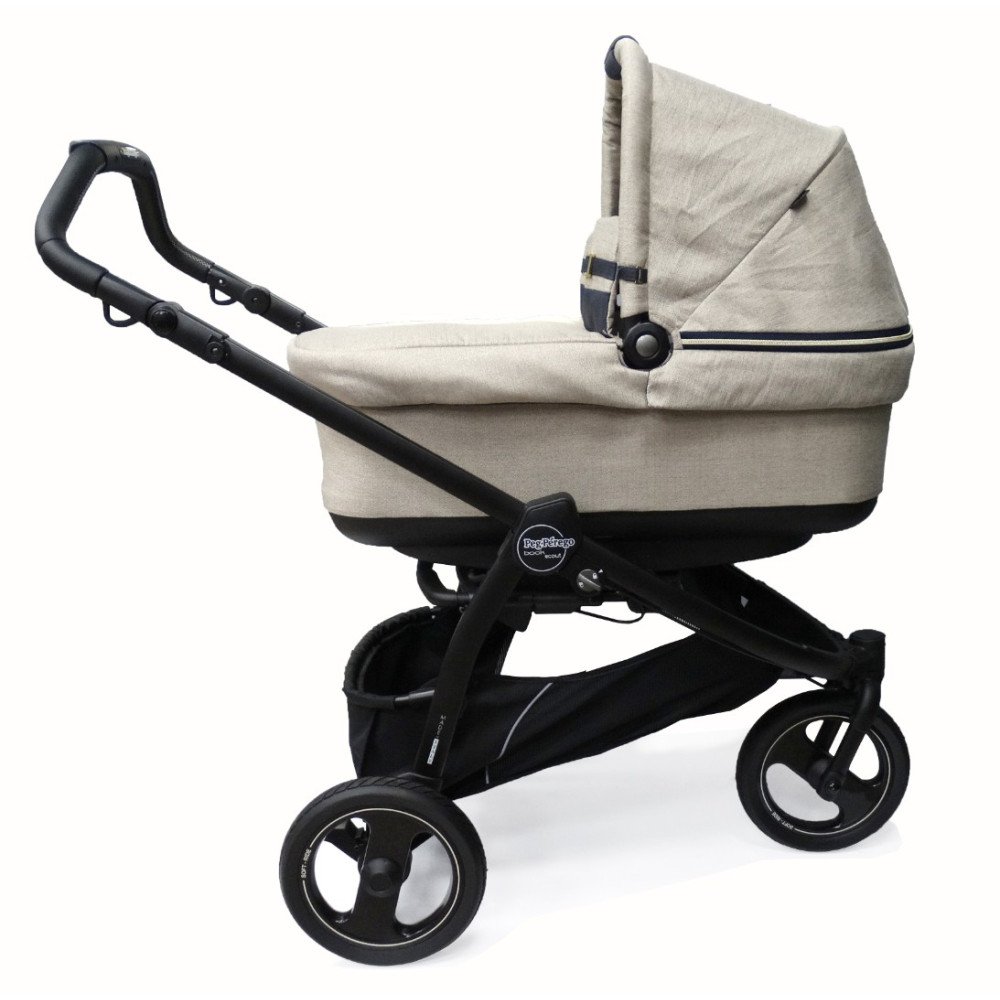 Коляска 3 в 1 Peg-Perego Book Scout Pop Up Luxe Ecru
