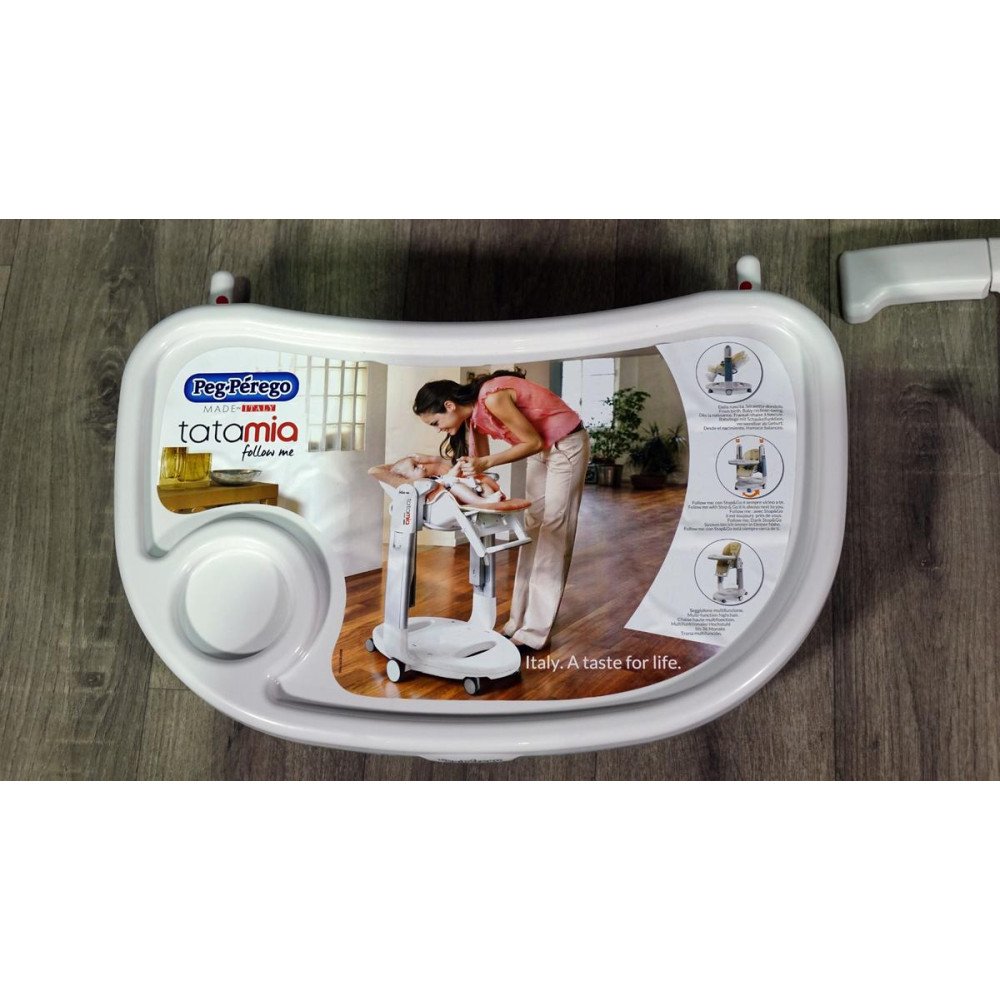 Стульчик для кормления Peg-Perego Tatamia Follow Me Wonder Grey