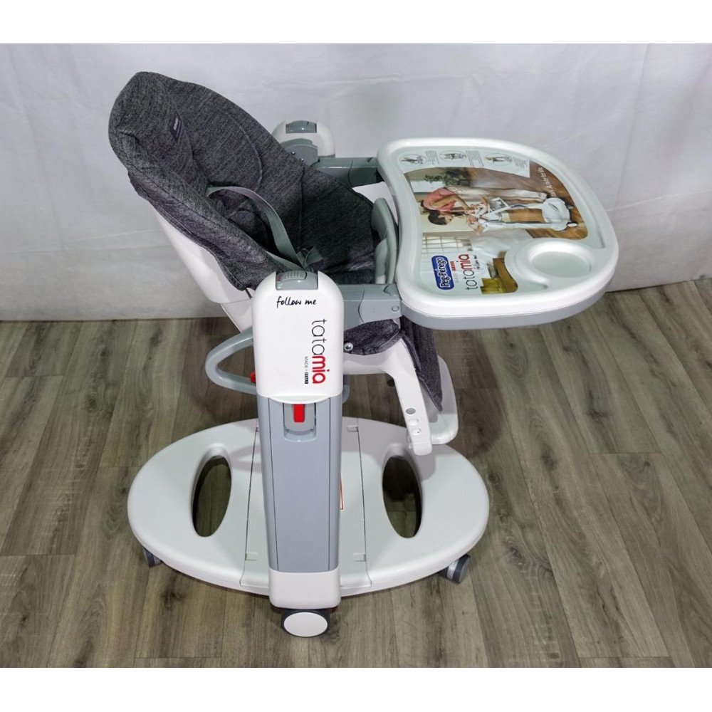 Стульчик для кормления Peg-Perego Tatamia Follow Me Wonder Grey