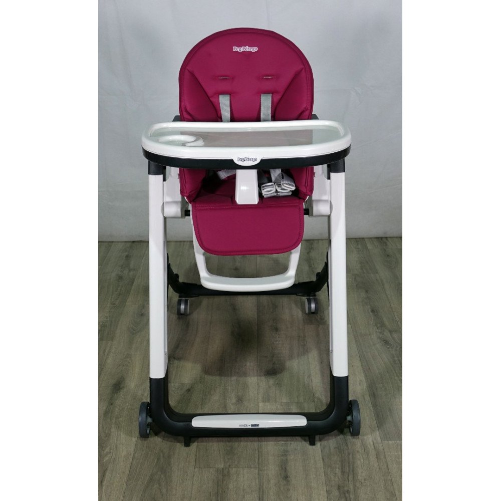 Стульчик для кормления Peg-Perego Siesta Follow Me Berry