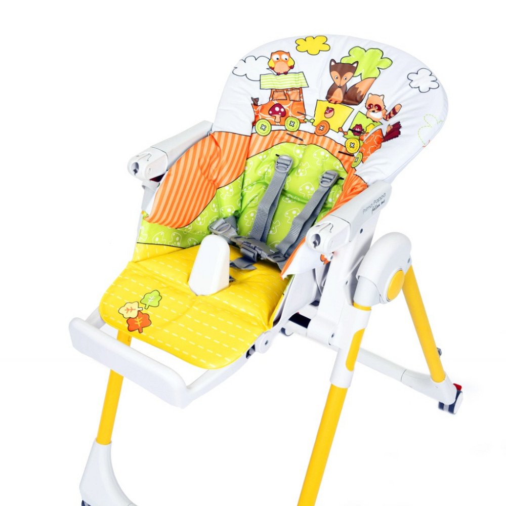 Стульчик для кормления Peg Perego Prima Pappa Follow Me Fox and Friends