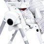 Стульчик для кормления Peg Perego Prima Pappa Follow Me Linear Grey