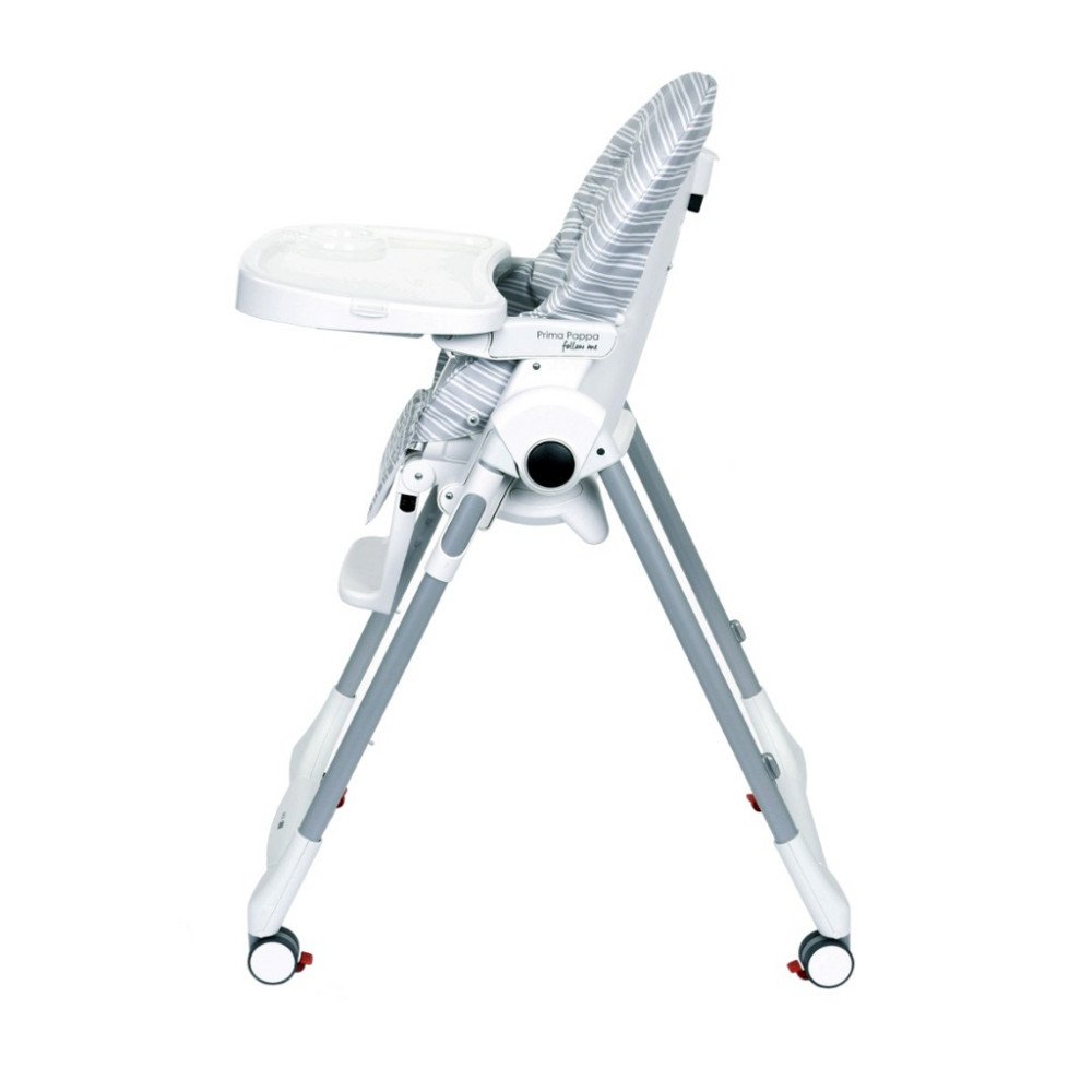 Стульчик для кормления Peg Perego Prima Pappa Follow Me Linear Grey