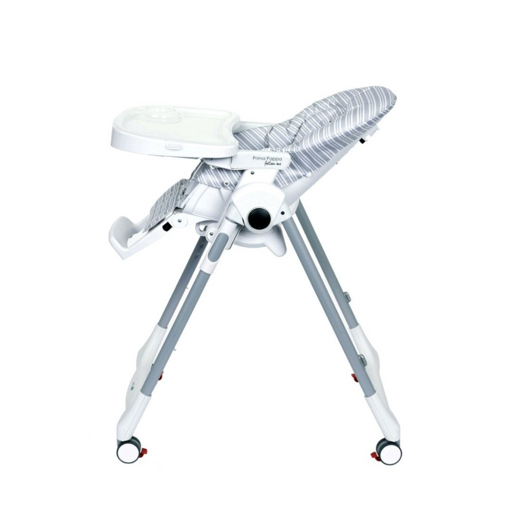 Стульчик для кормления Peg Perego Prima Pappa Follow Me Linear Grey