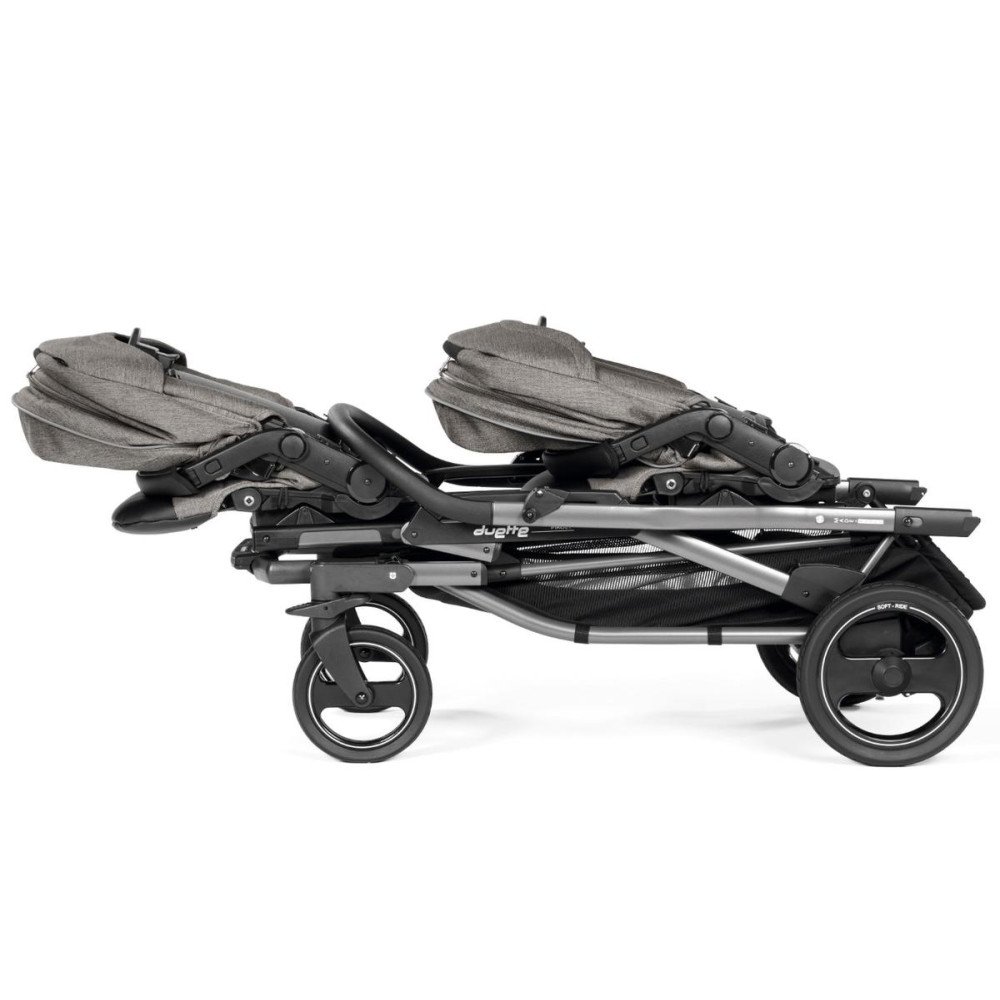 Коляска для двойни Peg-Perego Duette Piroet City Grey