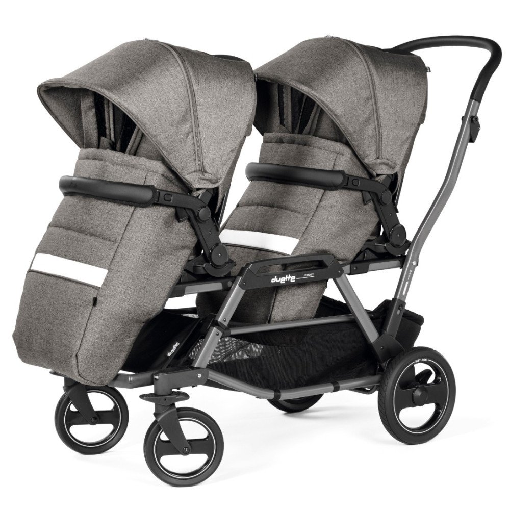 Коляска для двойни Peg-Perego Duette Piroet City Grey