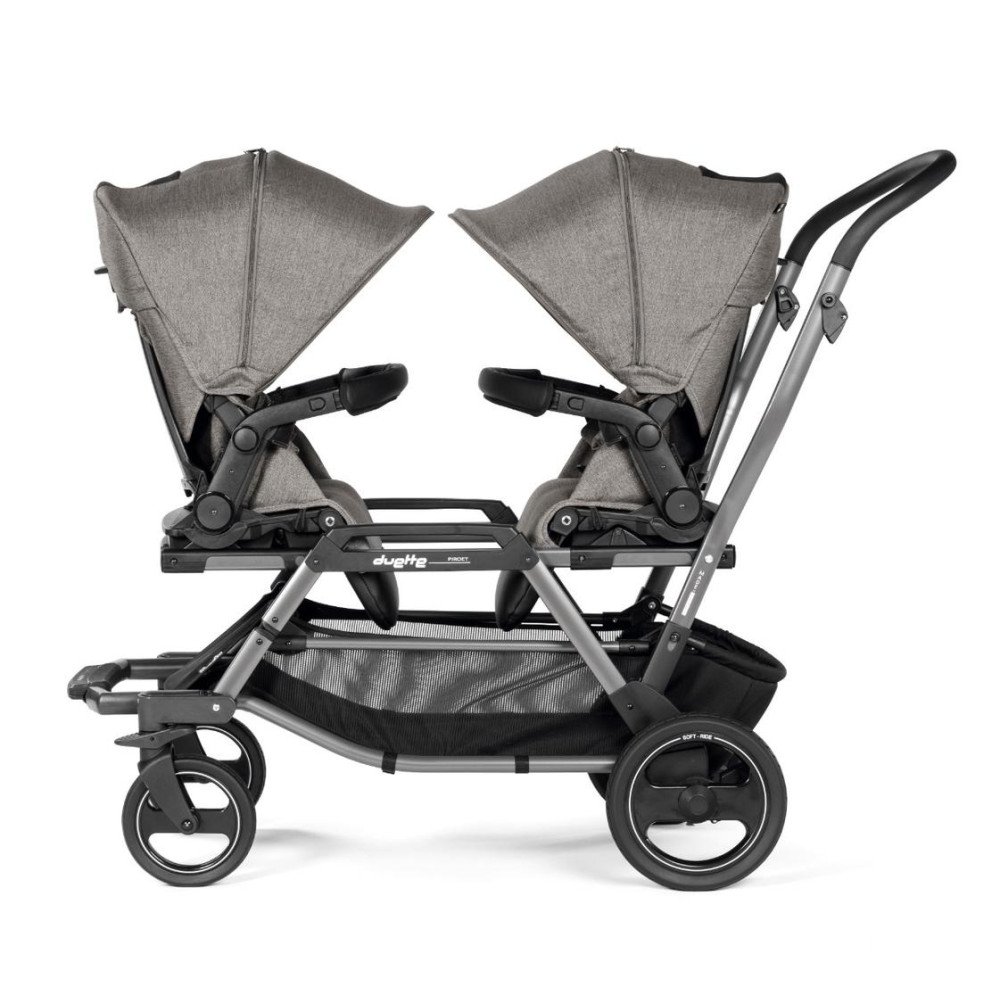Коляска для двойни Peg-Perego Duette Piroet City Grey