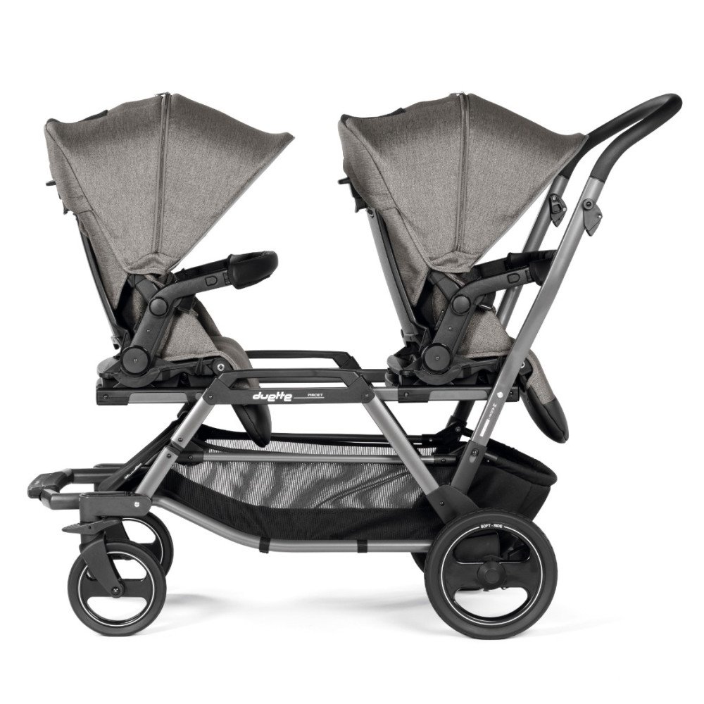 Коляска для двойни Peg-Perego Duette Piroet City Grey