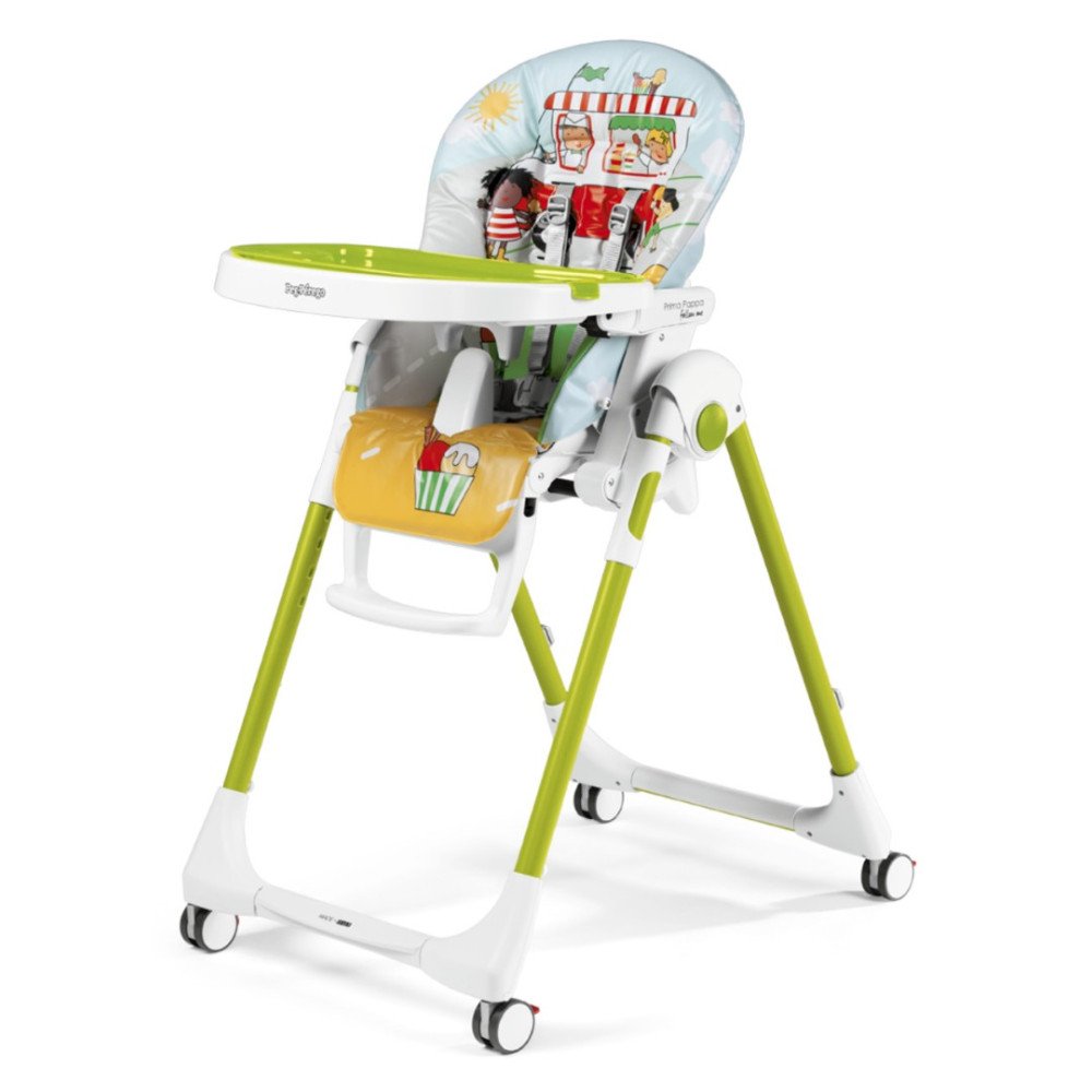 Стульчик для кормления Peg-Perego Prima Pappa Follow Me Gelato