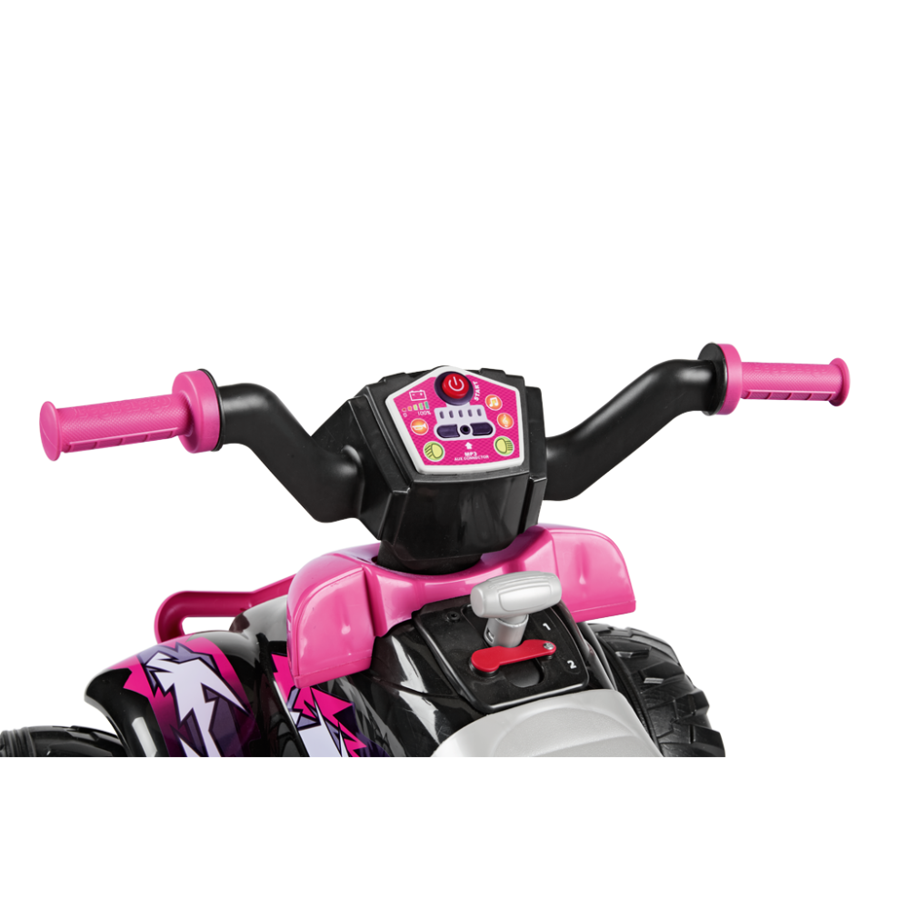 Детский электроквадроцикл Peg-Perego Corral T-Rex 330W pink