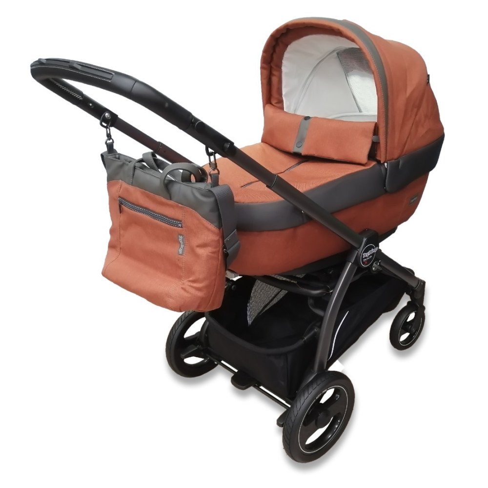 Коляска 3 в 1 Peg-Perego Book S Elite Terracotta