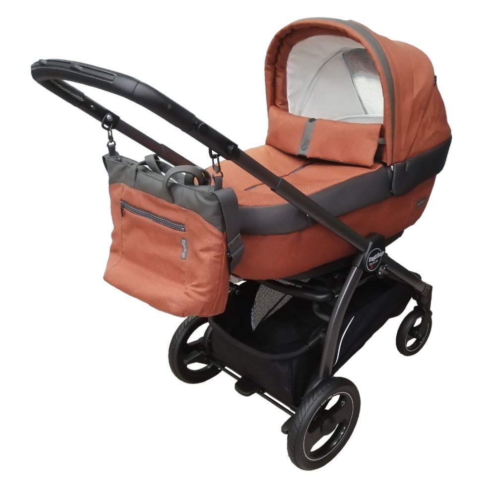 Коляска 3 в 1 Peg-Perego Book S Elite Terracotta