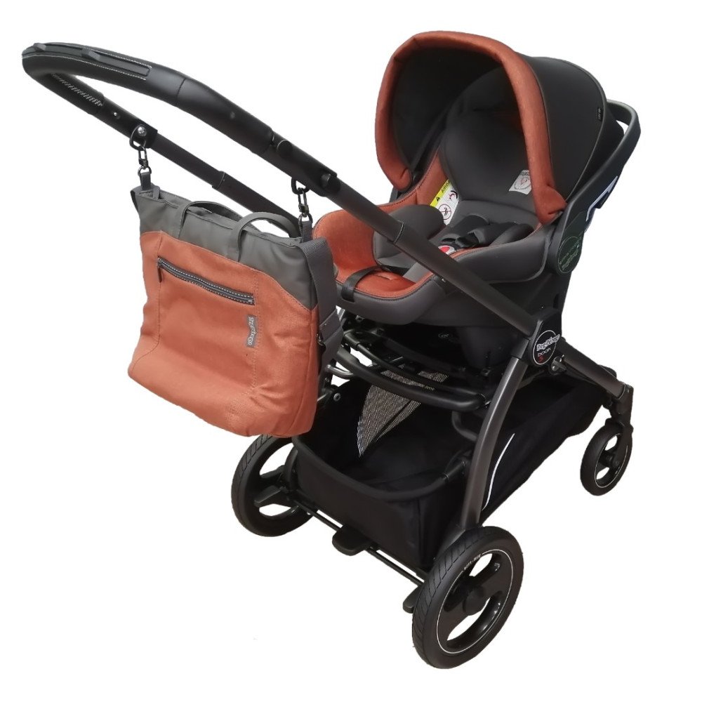 Коляска 3 в 1 Peg-Perego Book S Elite Terracotta