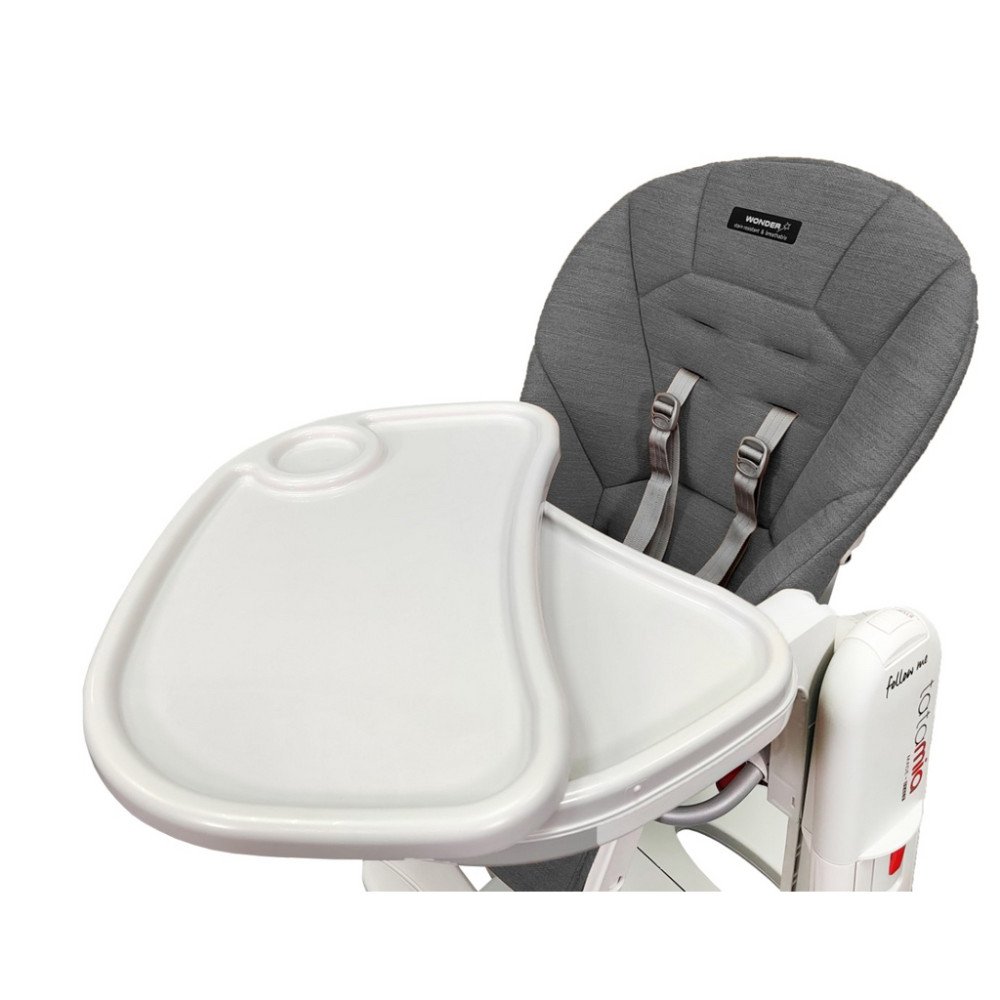 Стульчик для кормления Peg Perego Tatamia Follow Me Wonder Grey New