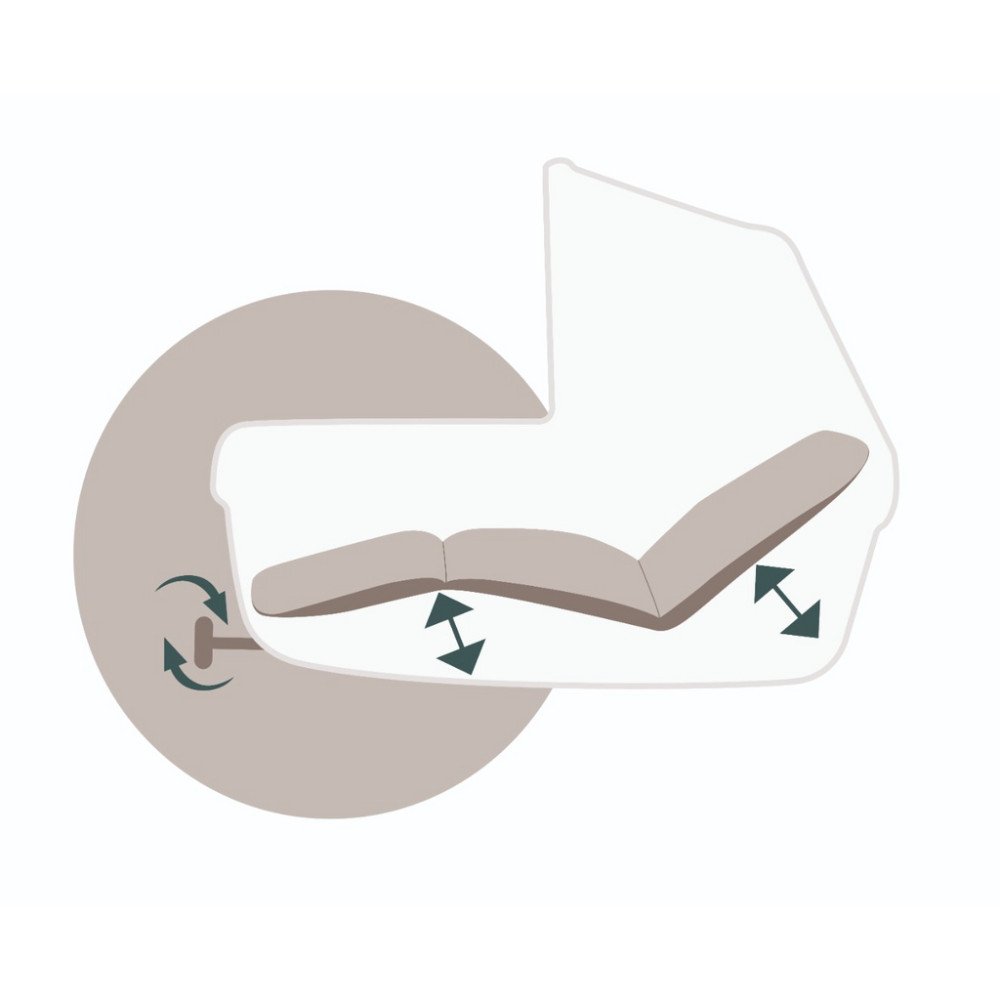 Коляска для новорожденных 3 в 1 Peg Perego Veloce TC Belvedere Lounge Astral New