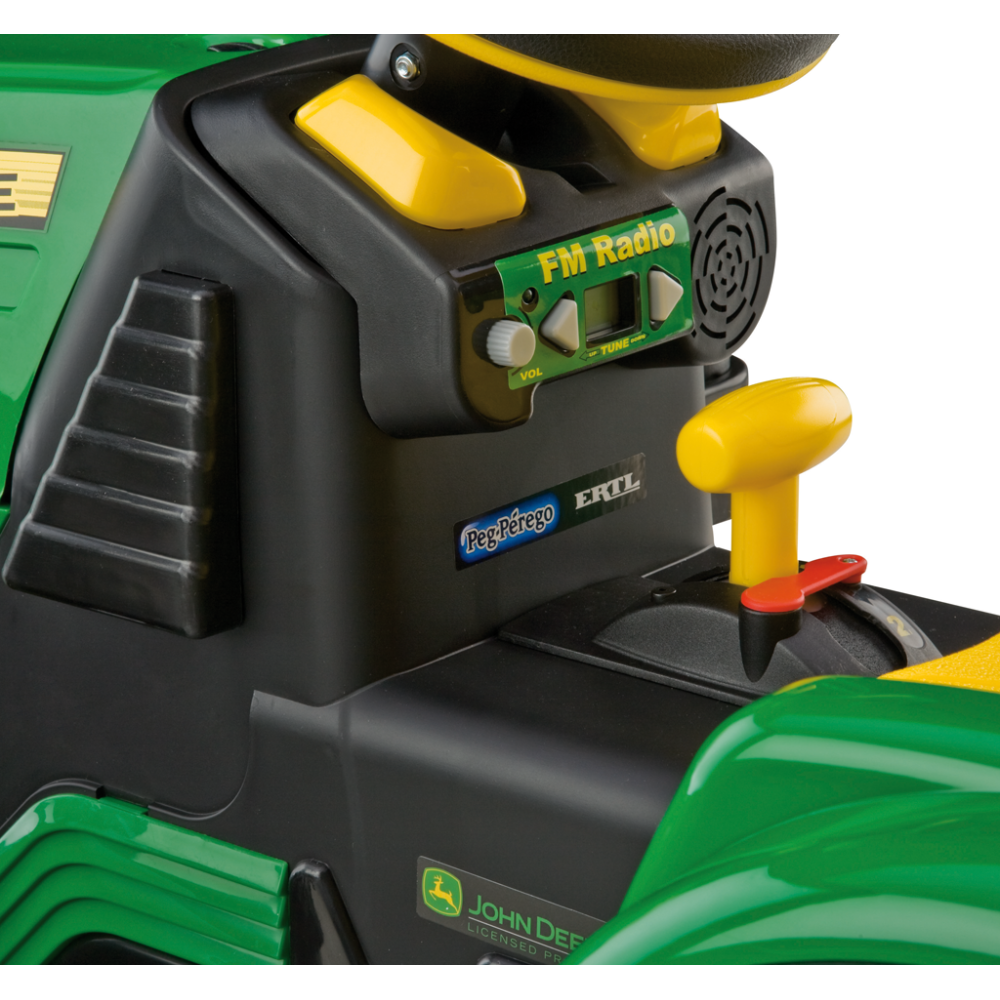 Детская машина трактор Peg-Perego John Deere Ground Loader c прицепом
