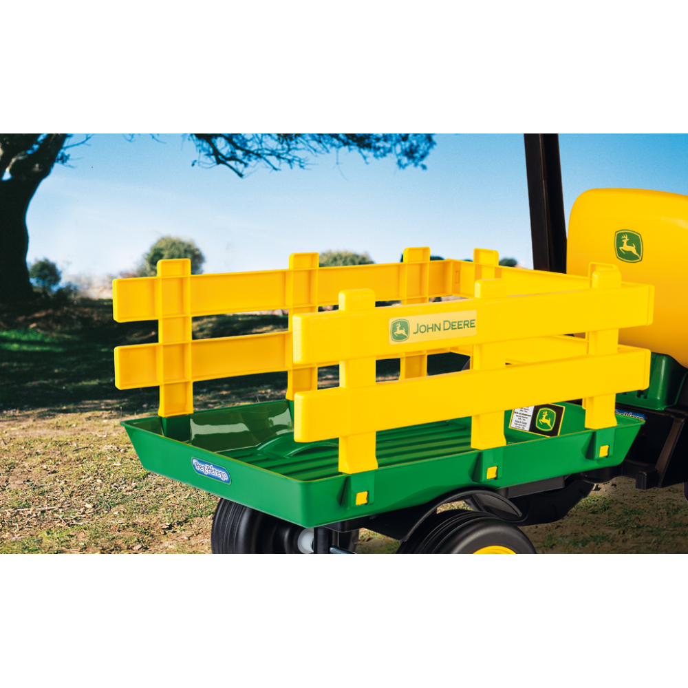 Детская машина трактор Peg-Perego John Deere Ground Loader c прицепом