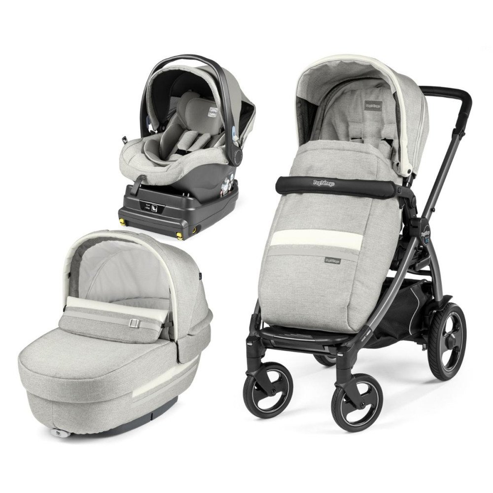 Коляска 3 в 1 Peg-Perego Book 51S Elite i-Size Luxe Pure