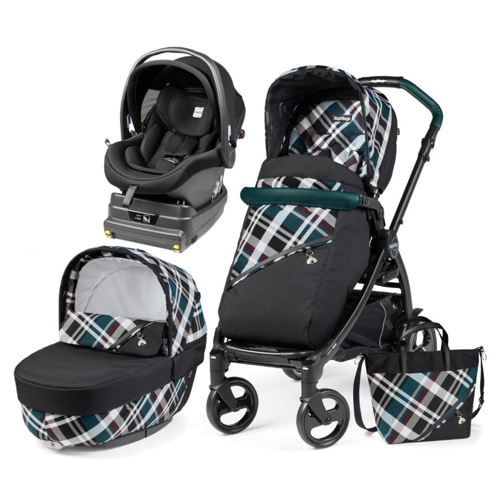 Коляска Peg-Perego Book Tartan i-Size Elite Modular