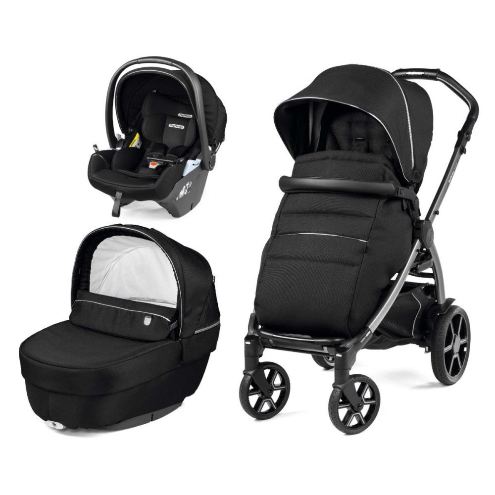 Коляска 3 в 1 Peg-Perego Book Lounge Modular Black Shine