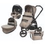 Коляска 3 в 1 Peg-Perego Book Scout Pop Up Luxe Ecru
