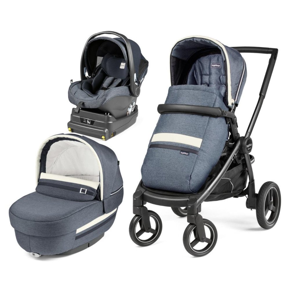 Коляска 3 в 1 Peg-Perego Team Elite i-Size Luxe Mirage