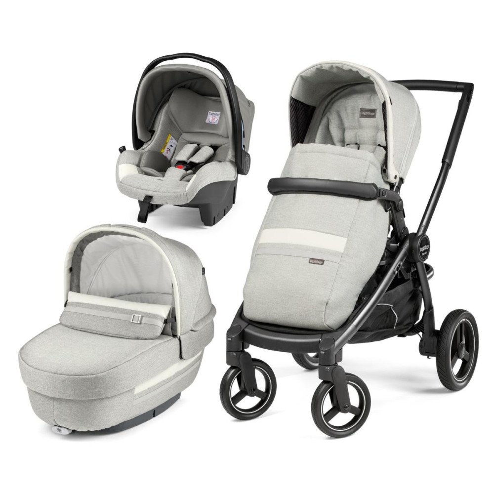 Коляска 3 в 1 Peg-Perego Team Elite SL Luxe Pure