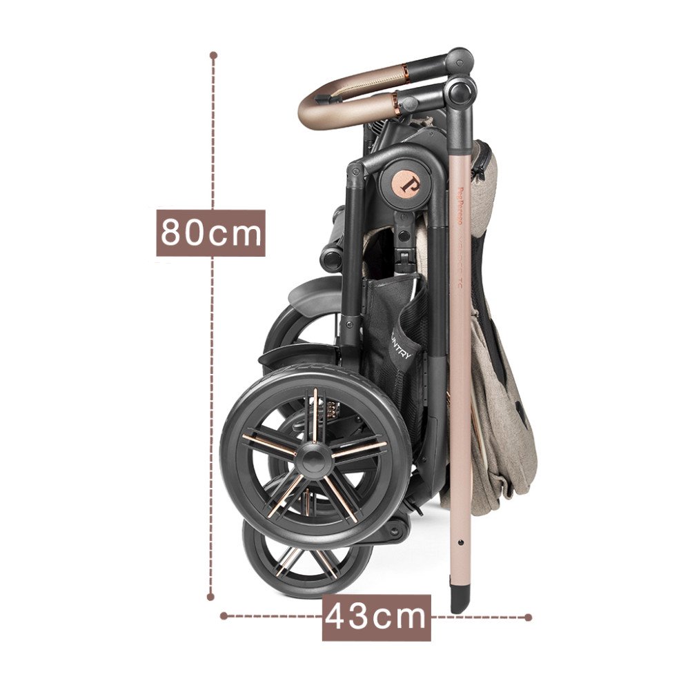 Коляска для новорожденных 3 в 1 Peg Perego Veloce TC Flex SLK Metal New