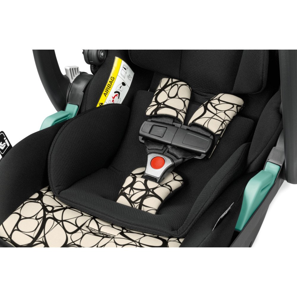 Коляска для новорожденных 3 в 1 Peg Perego Veloce Belvedere Lounge Graphic Gold