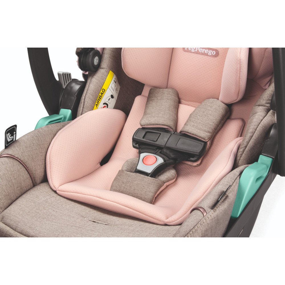 Коляска для новорожденных 3 в 1 Peg Perego Veloce Belvedere Lounge Mon Amour