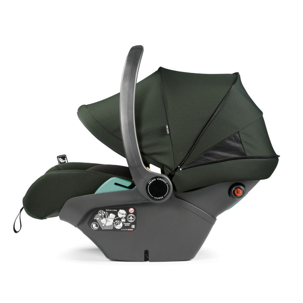 Коляска для новорожденных 3 в 1 Peg Perego Veloce Belvedere Lounge Green
