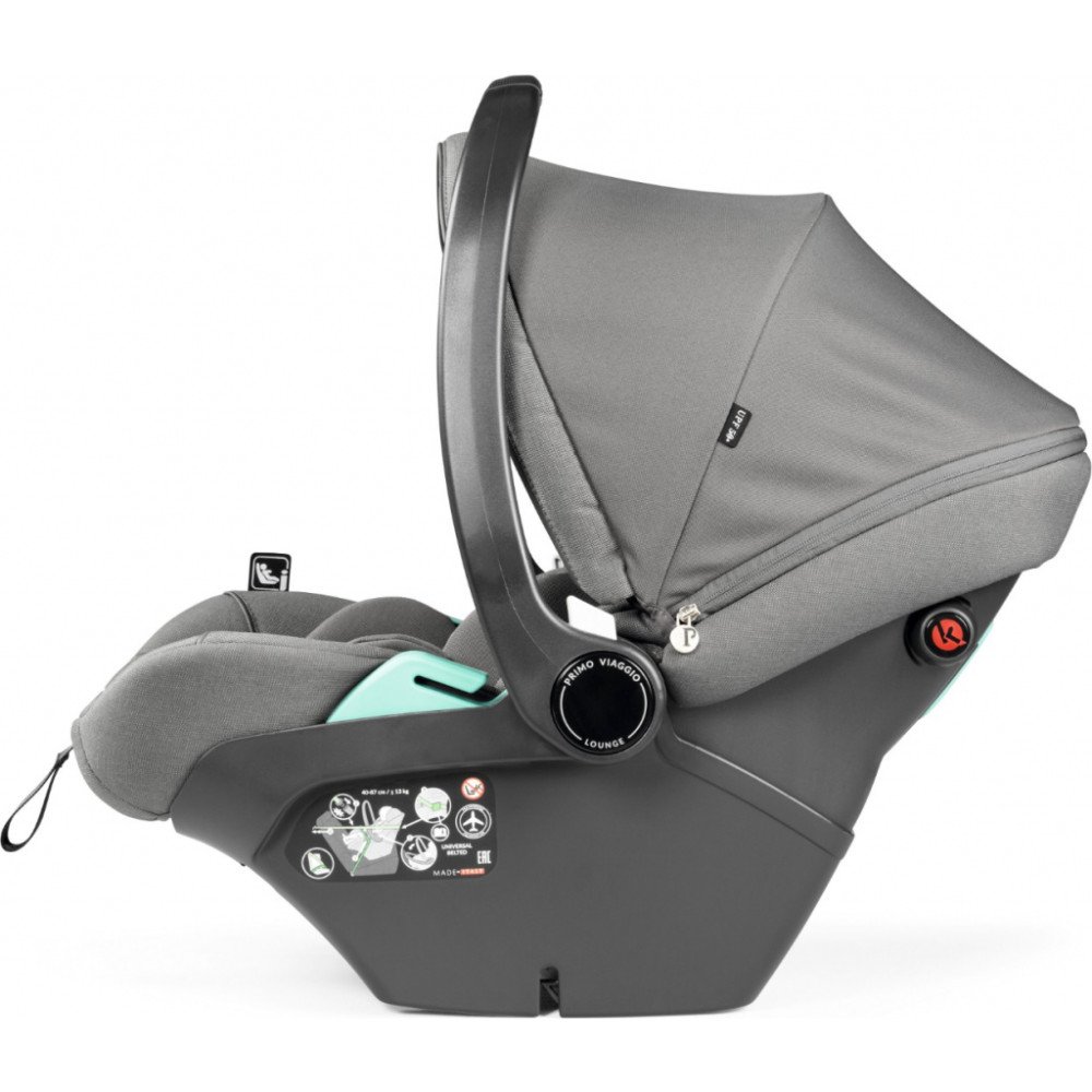Коляска для новорожденных 3 в 1 Peg Perego Veloce Belvedere Lounge Mercury