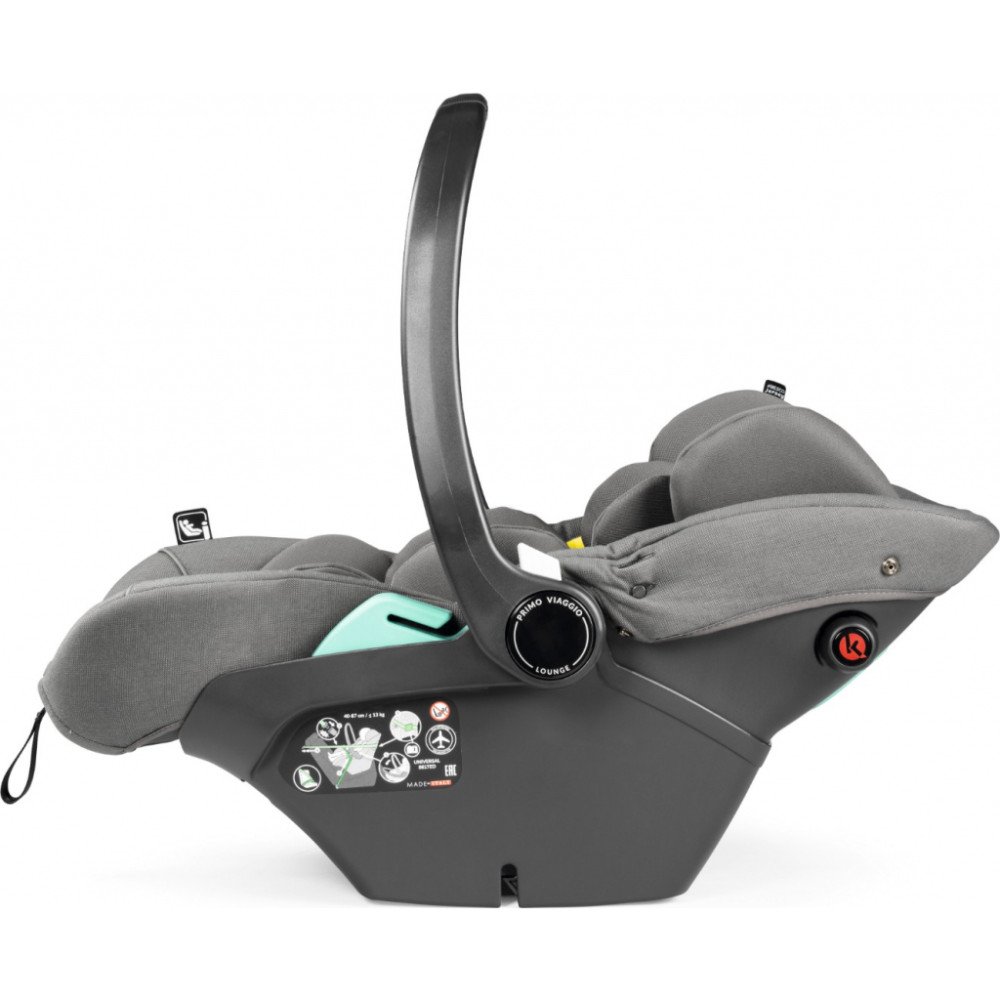Коляска для новорожденных 3 в 1 Peg Perego Veloce Belvedere Lounge Mercury