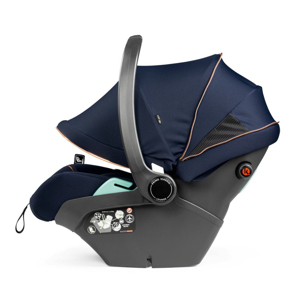 Коляска для новорожденных 3 в 1 Peg Perego Veloce TC Belvedere Lounge Blue Shine New