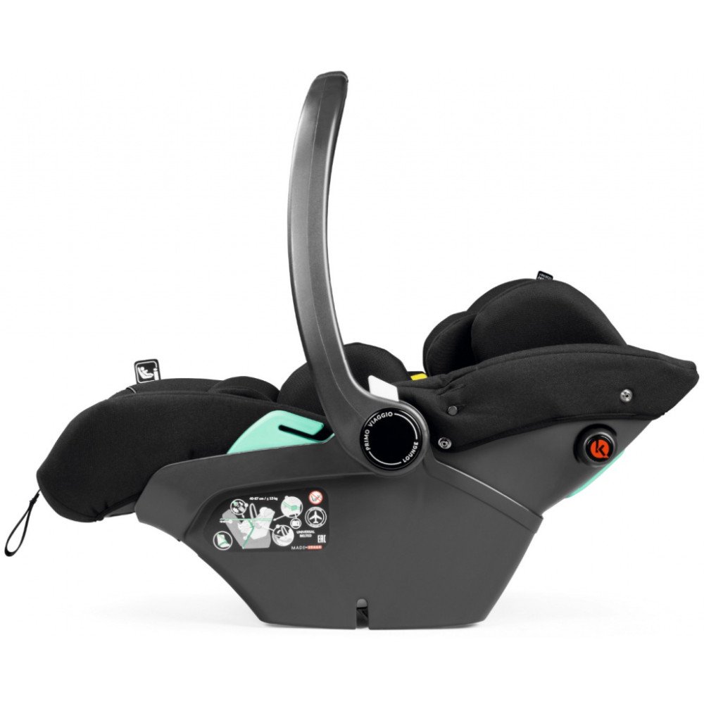 Коляска для новорожденных 3 в 1 Peg Perego Veloce TC Belvedere Lounge Lounge True Black New