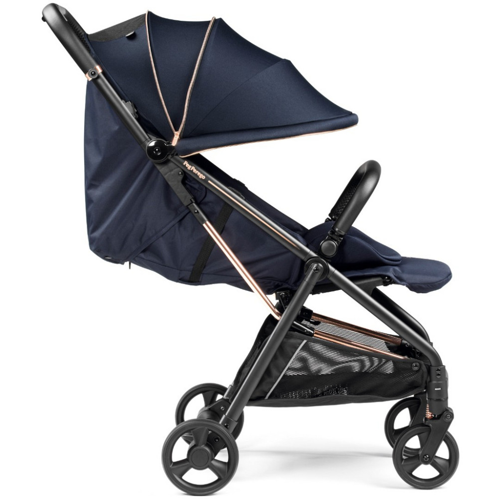 Коляска прогулочная детская Peg Perego Selfie Plus Blue Shine