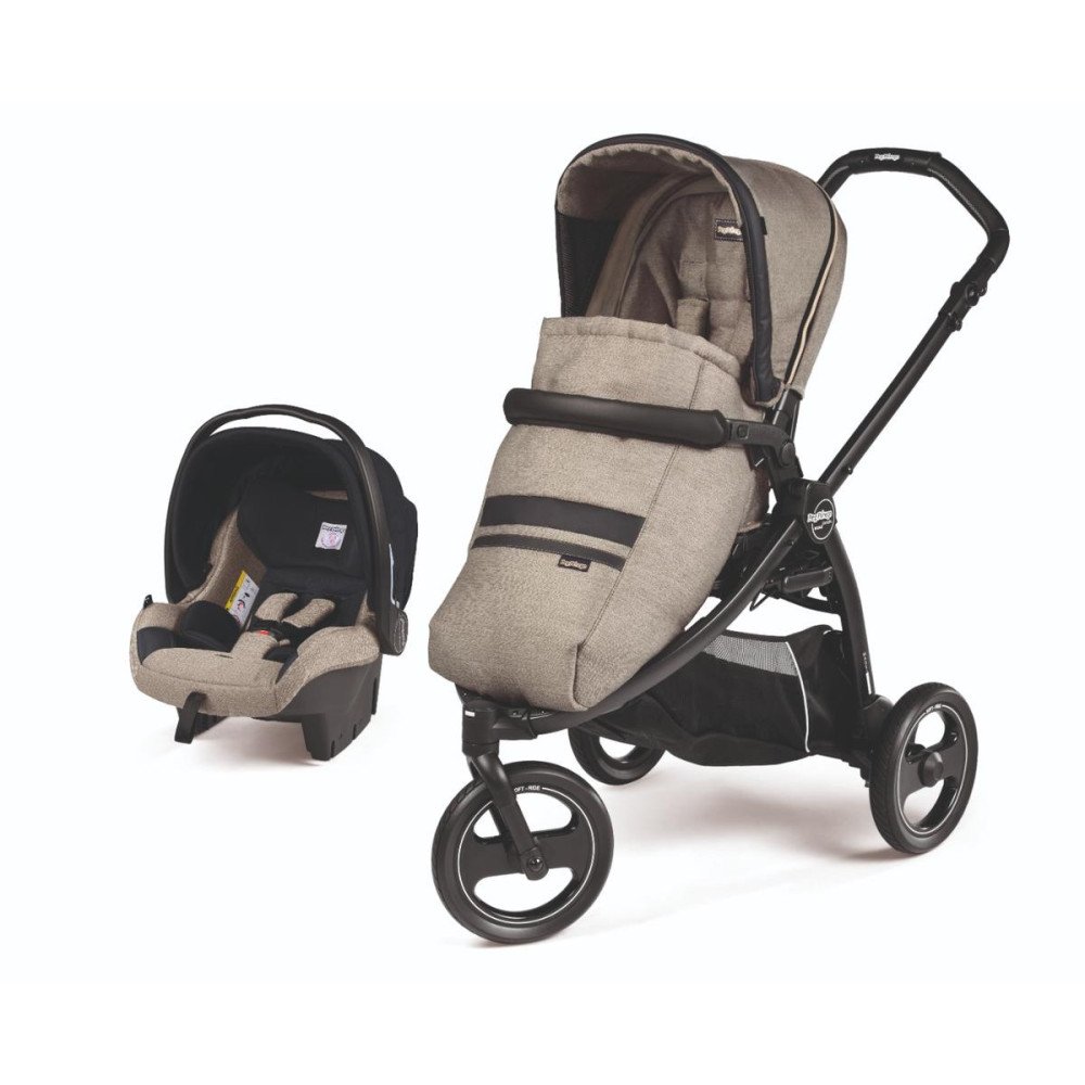 Коляска 3 в 1 Peg-Perego Book Scout Pop Up Luxe Ecru